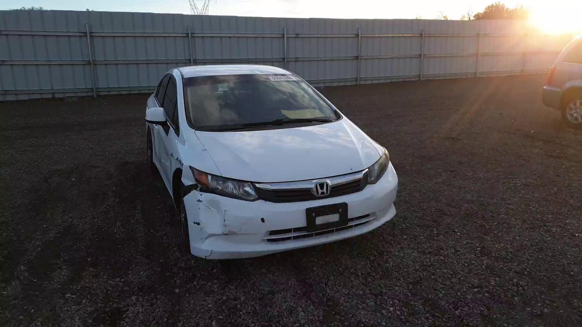2012 HONDA CIVIC HF 2HGFB2F60CH570030
