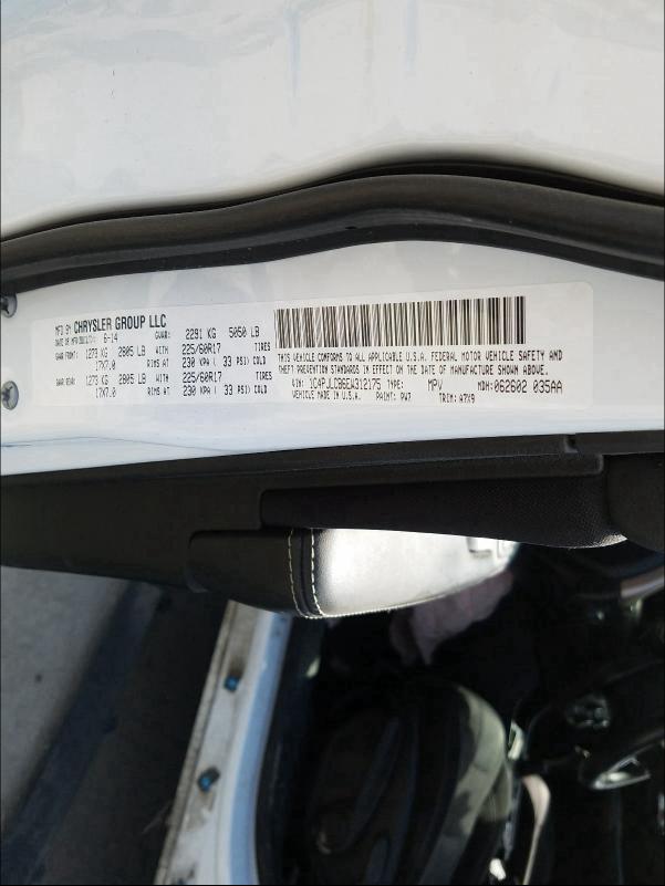 1C4PJLCB6EW312175 Jeep Cherokee Latitude