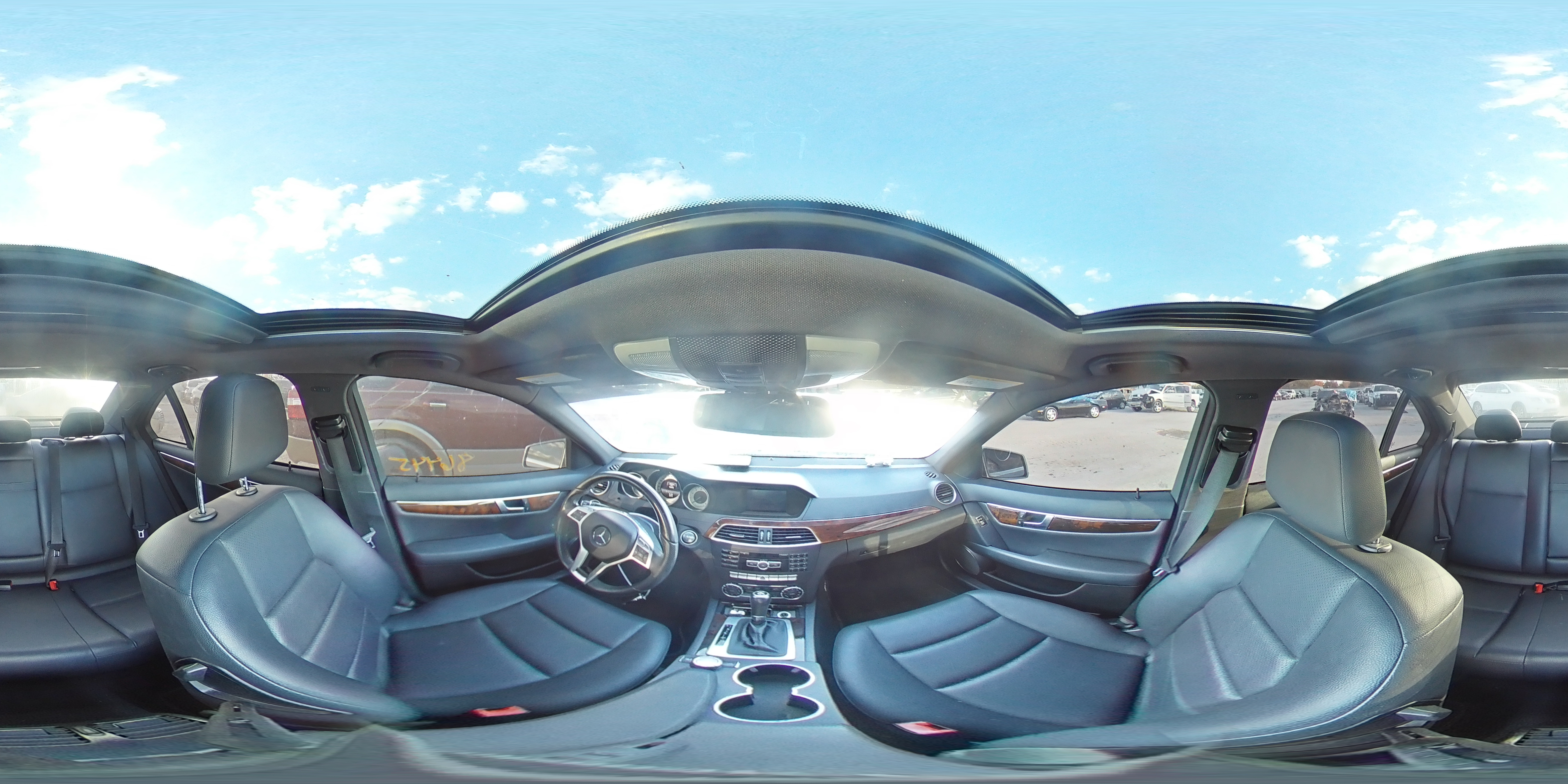 2014 MERCEDES-BENZ C250 WDDGF4HB9EG236807