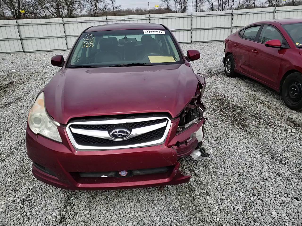 2010 SUBARU LEGACY 2.5 4S3BMBC66A3240050