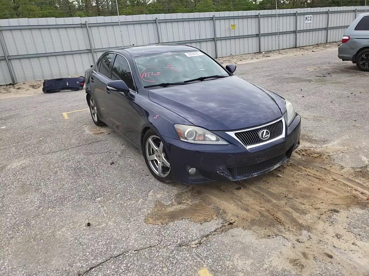 2011 LEXUS IS250 JTHCF5C29B5048848