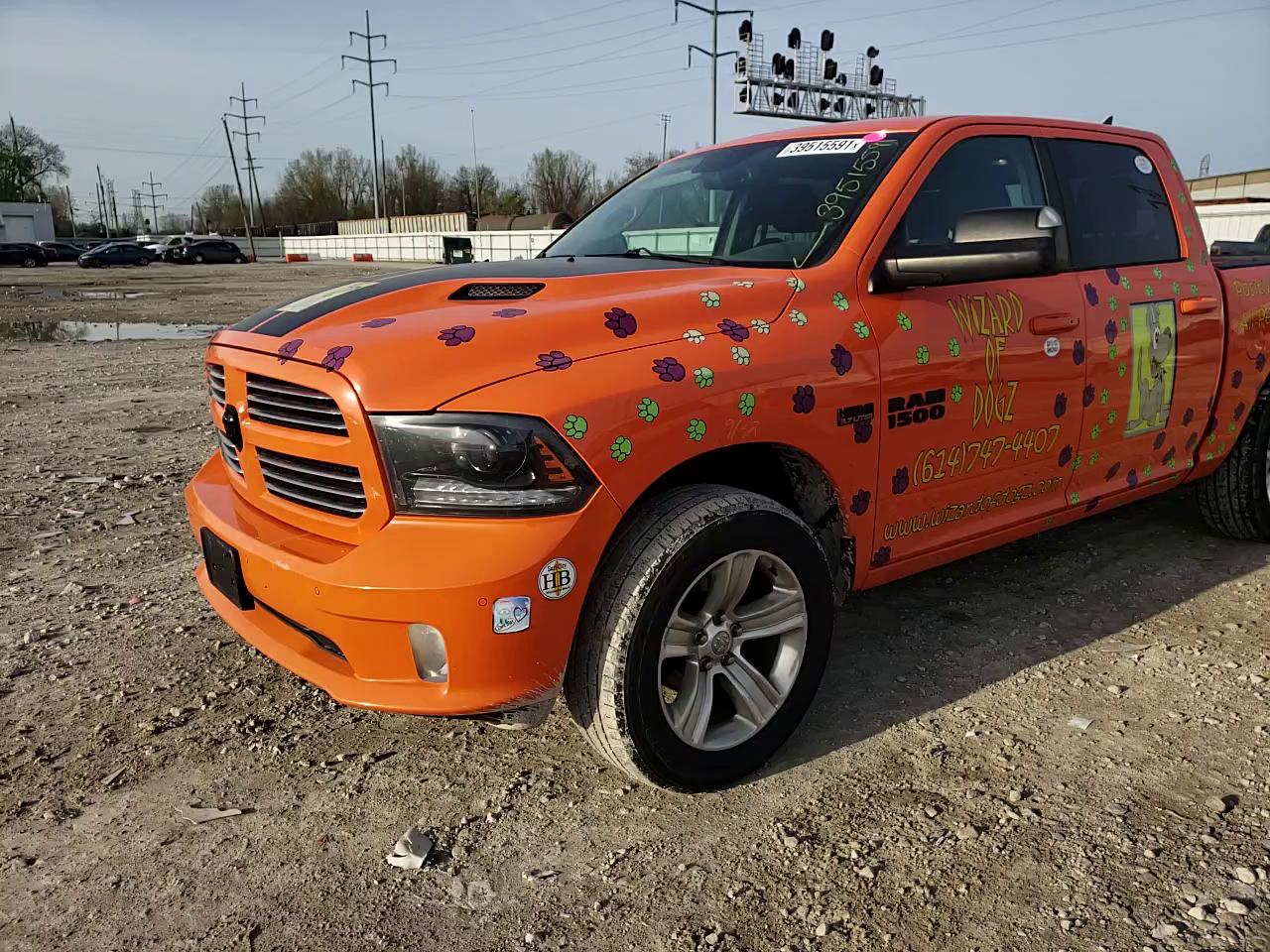 2015 RAM 1500 SPORT 1C6RR7MT9FS702087