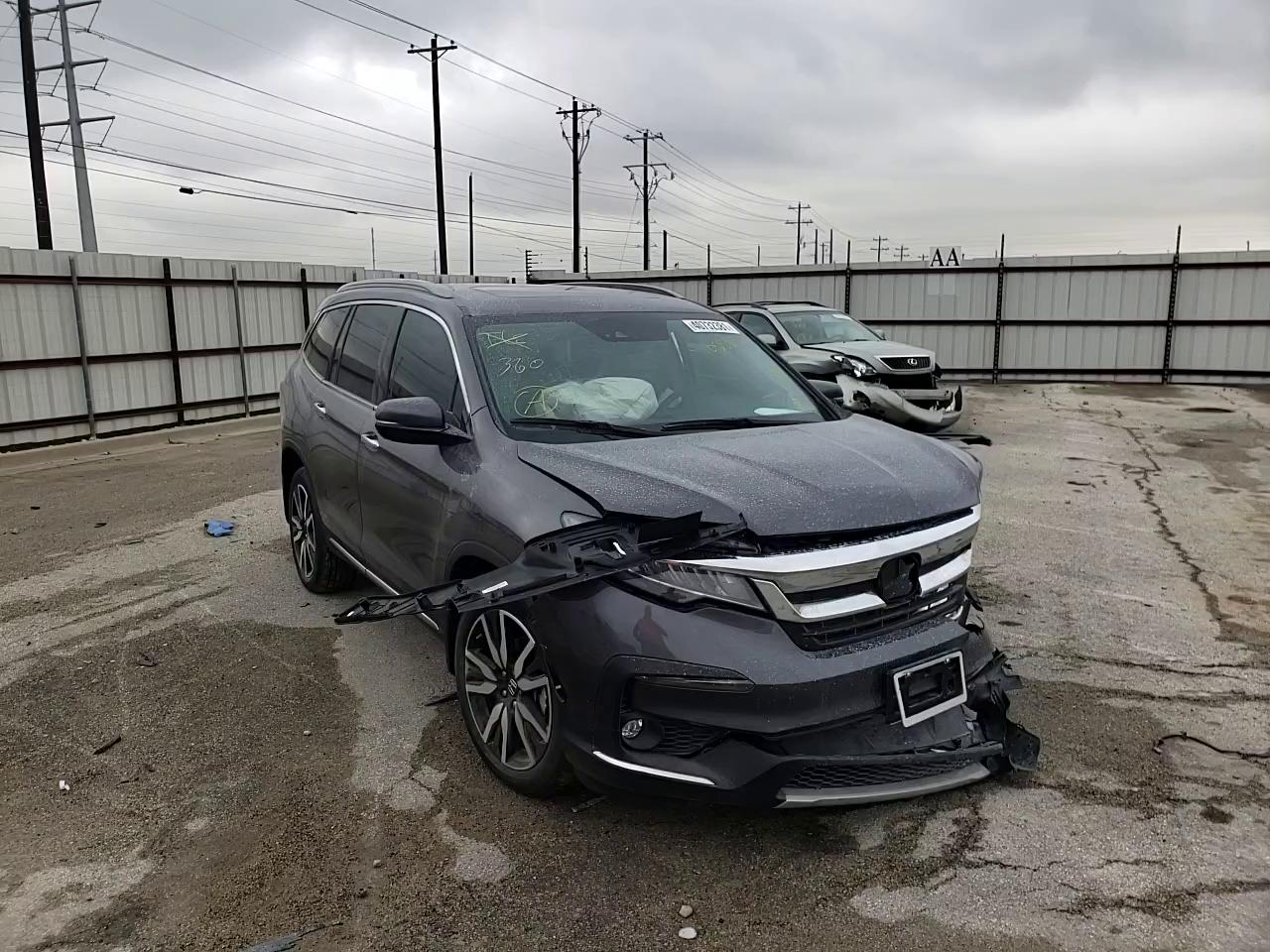 2021 HONDA PILOT ELIT 5FNYF6H07MB058882
