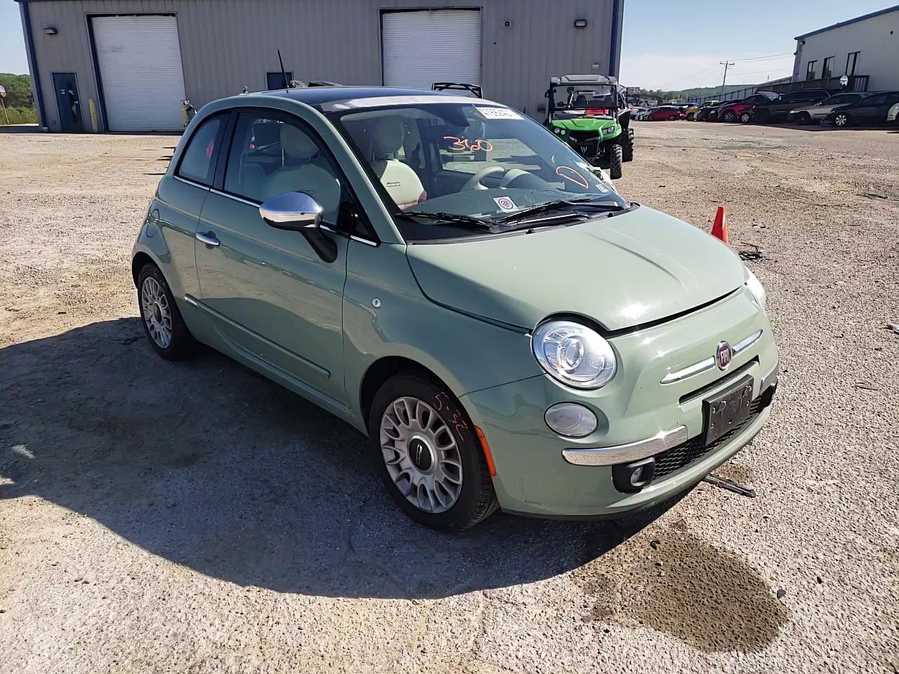 2012 FIAT 500 LOUNGE 3C3CFFCR6CT310660