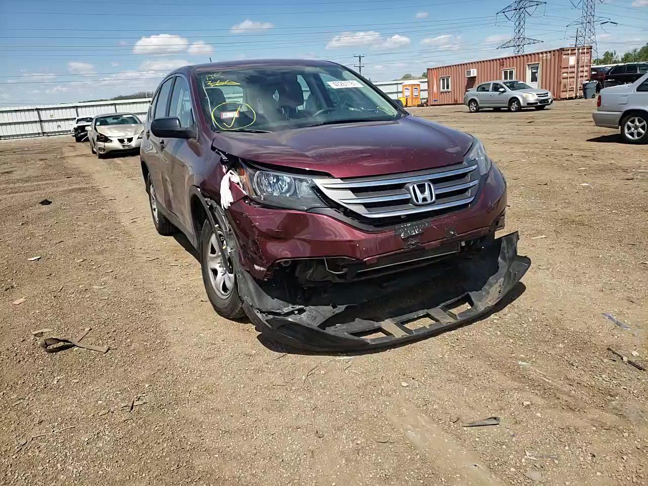2014 HONDA CR-V LX 5J6RM4H37EL072542