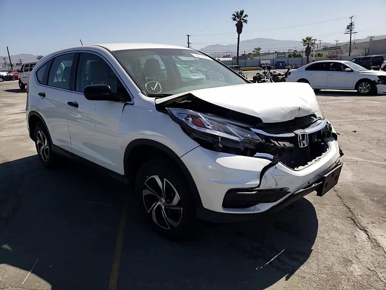 2016 HONDA CRV LX 5J6RM3H39GL025560
