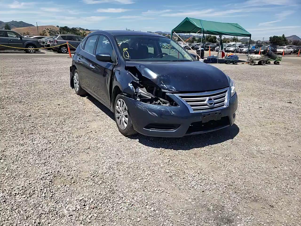2014 NISSAN SENTRA S 3N1AB7APXEY304102