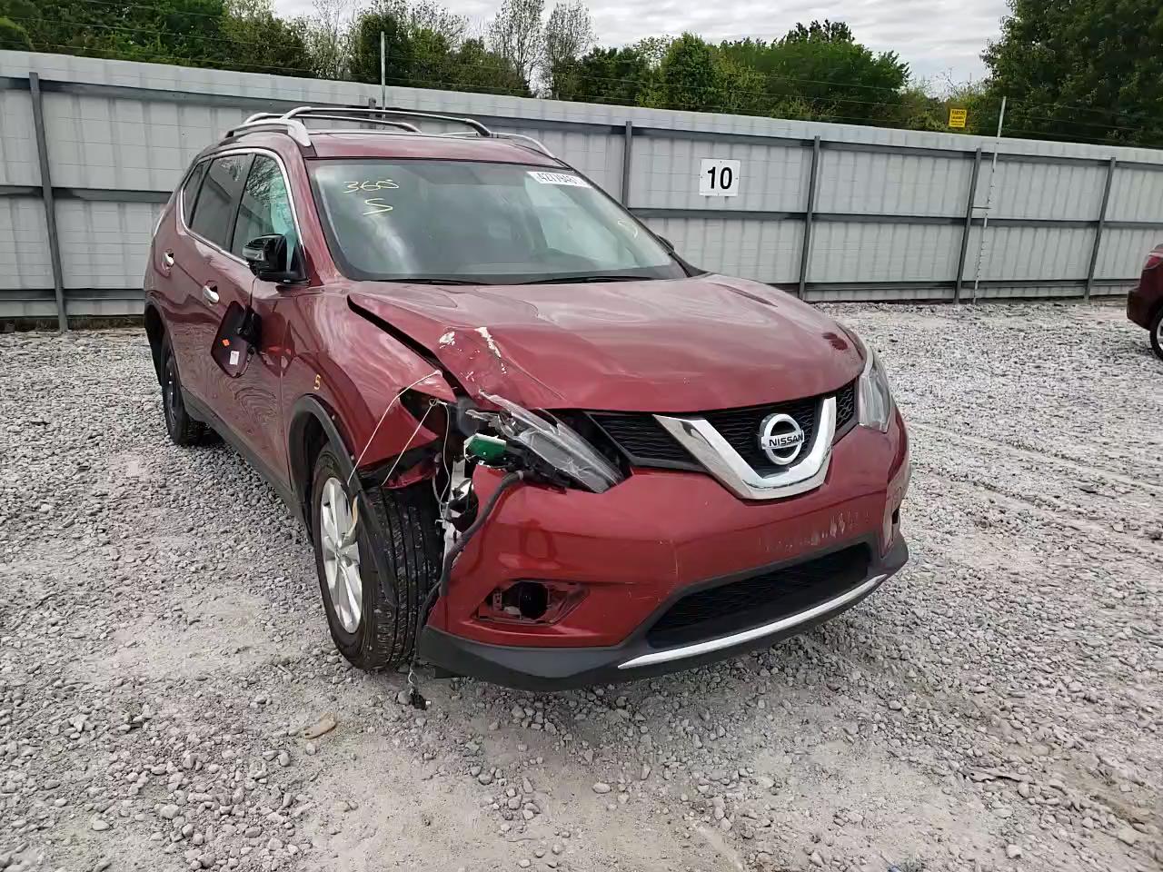 2016 NISSAN ROGUE S 5N1AT2MTXGC884867