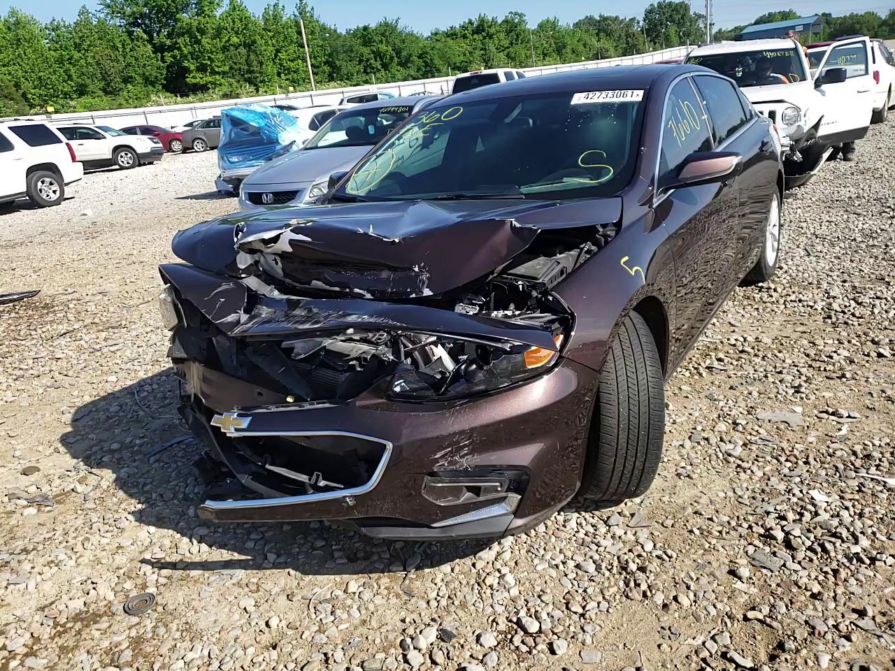 2016 CHEVROLET MALIBU LT 1G1ZE5ST2GF350890