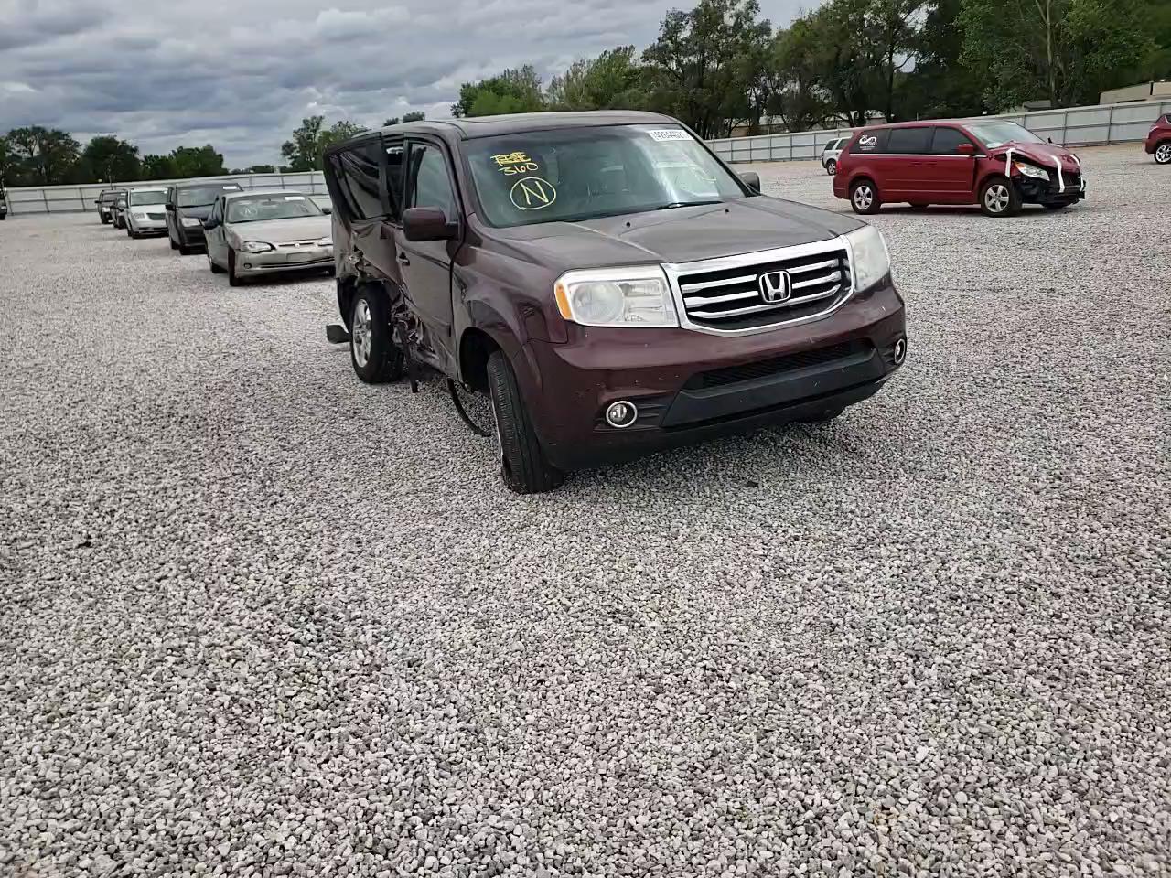2013 HONDA PILOT EXL 5FNYF3H53DB011603
