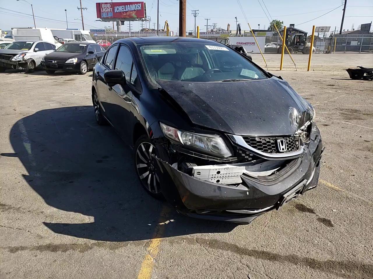 2014 HONDA CIVIC EXL 19XFB2F95EE232324