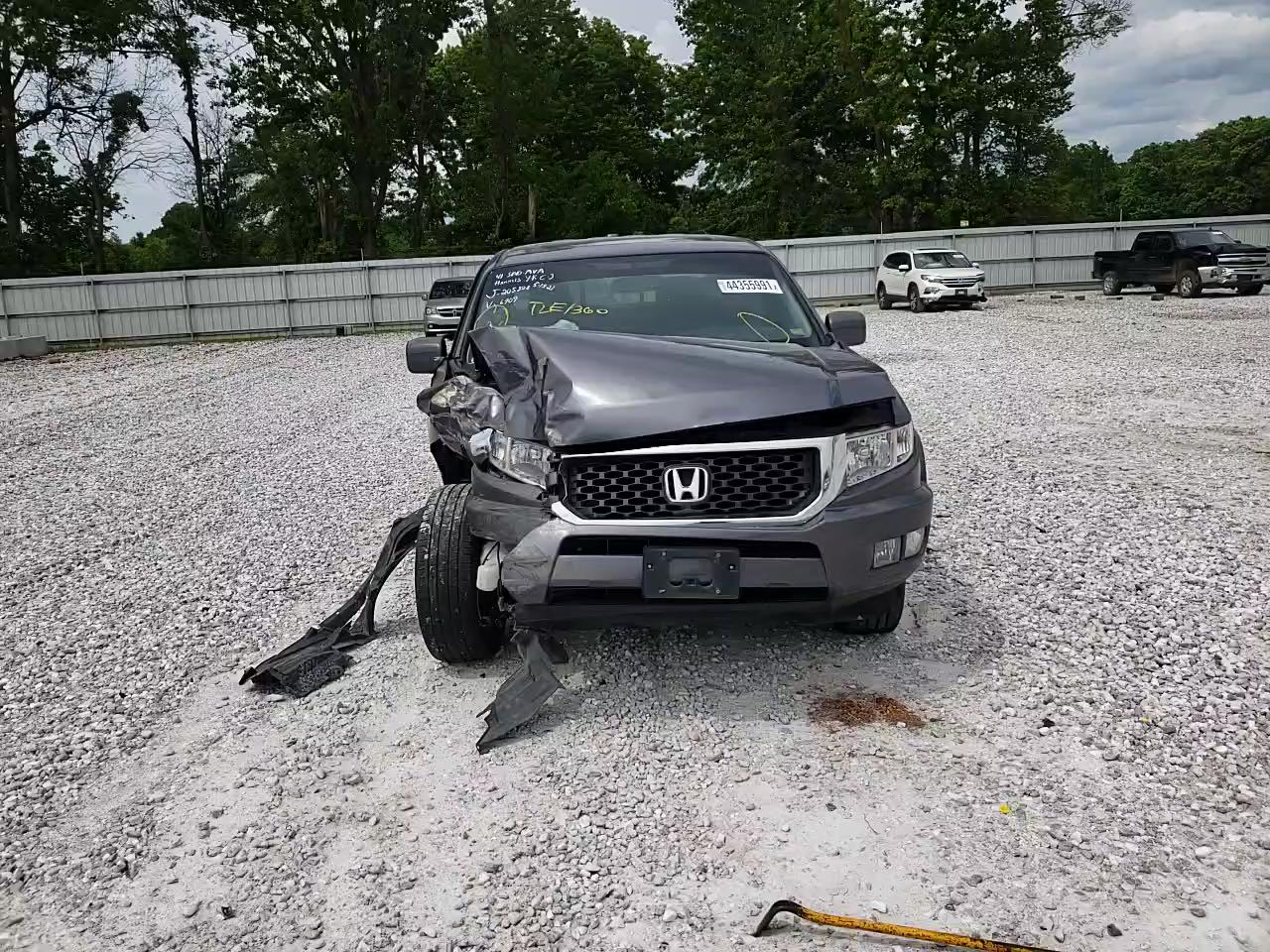 2014 HONDA RIDGELINE 5FPYK1F58EB006909