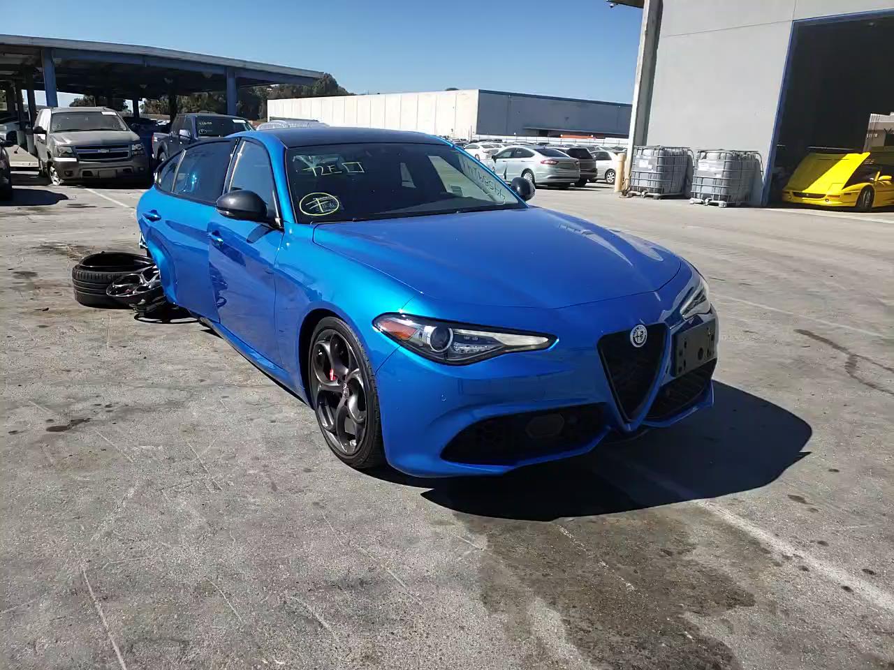 2019 ALFA ROMEO GIULIA TI ZARFAMBN7K7608511