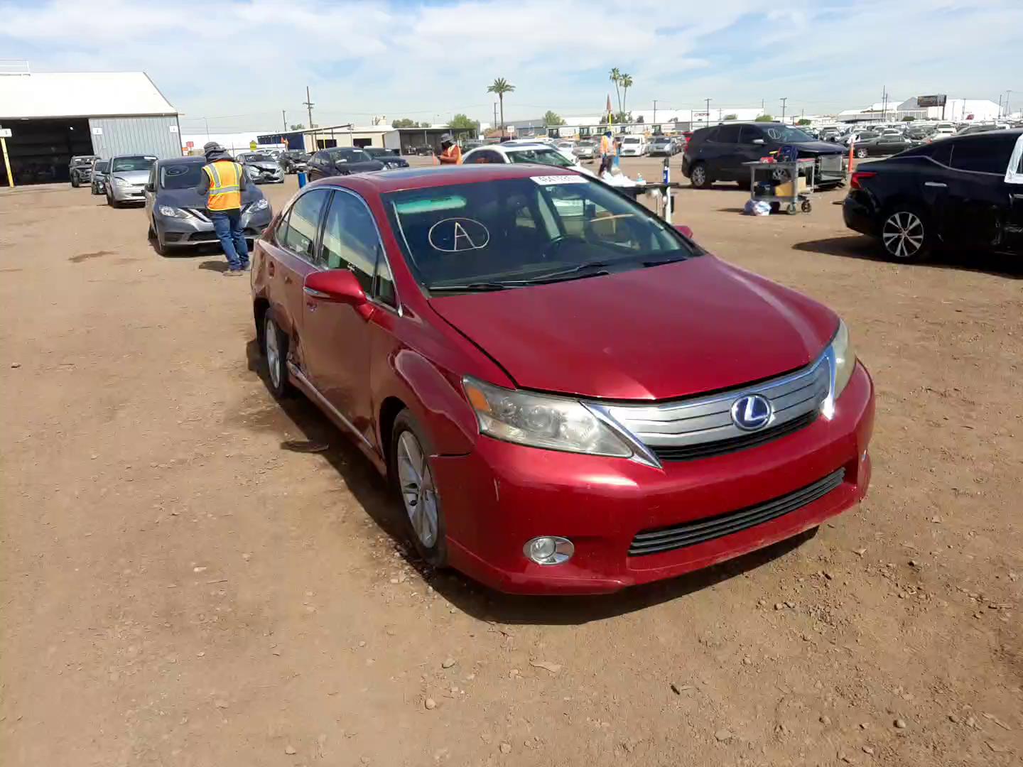 2010 LEXUS HS 250H JTHBB1BA6A2014455