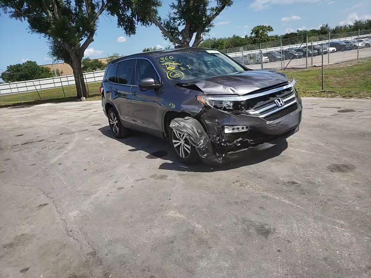 2016 HONDA PILOT EX 5FNYF5H34GB018039