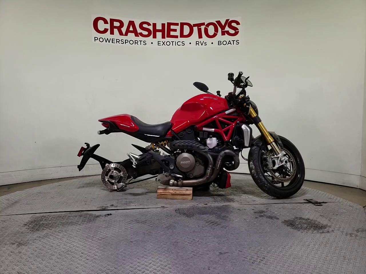 2015 DUCATI MONSTER 12 ZDM1RBSWXFB013444