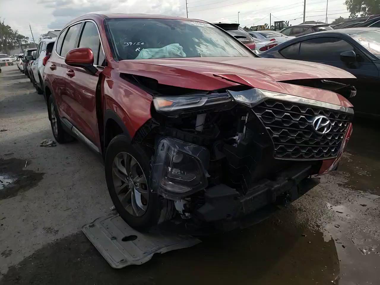 2019 HYUNDAI SANTA FE 5NMS23AD9KH054387