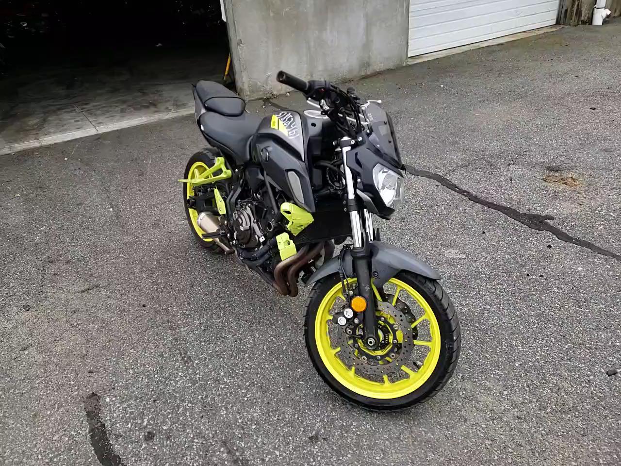 2018 YAMAHA MT07 JYARM27E9JA002099