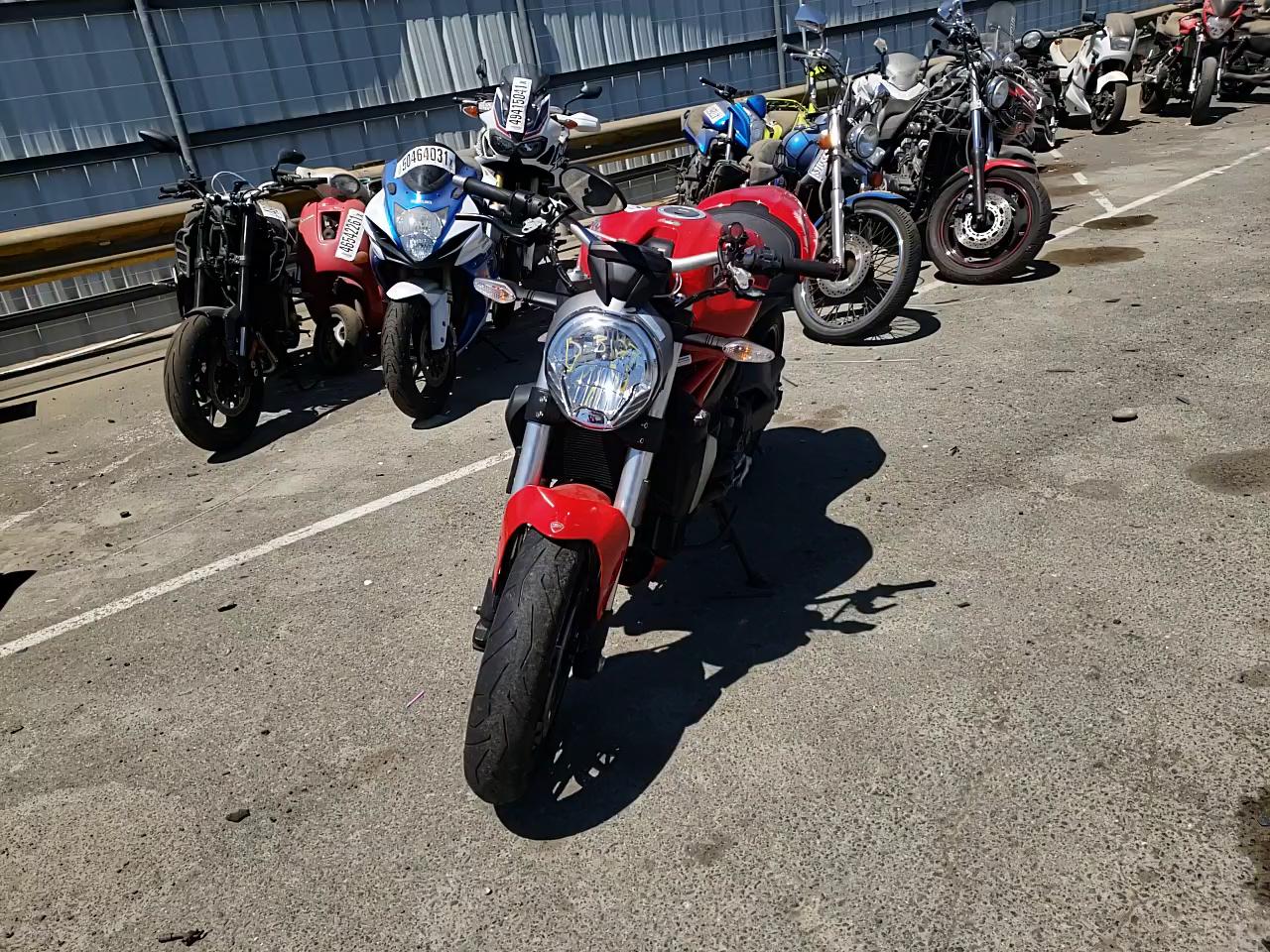 2015 DUCATI MONSTER 12 ZDM1RBSV9FB006380