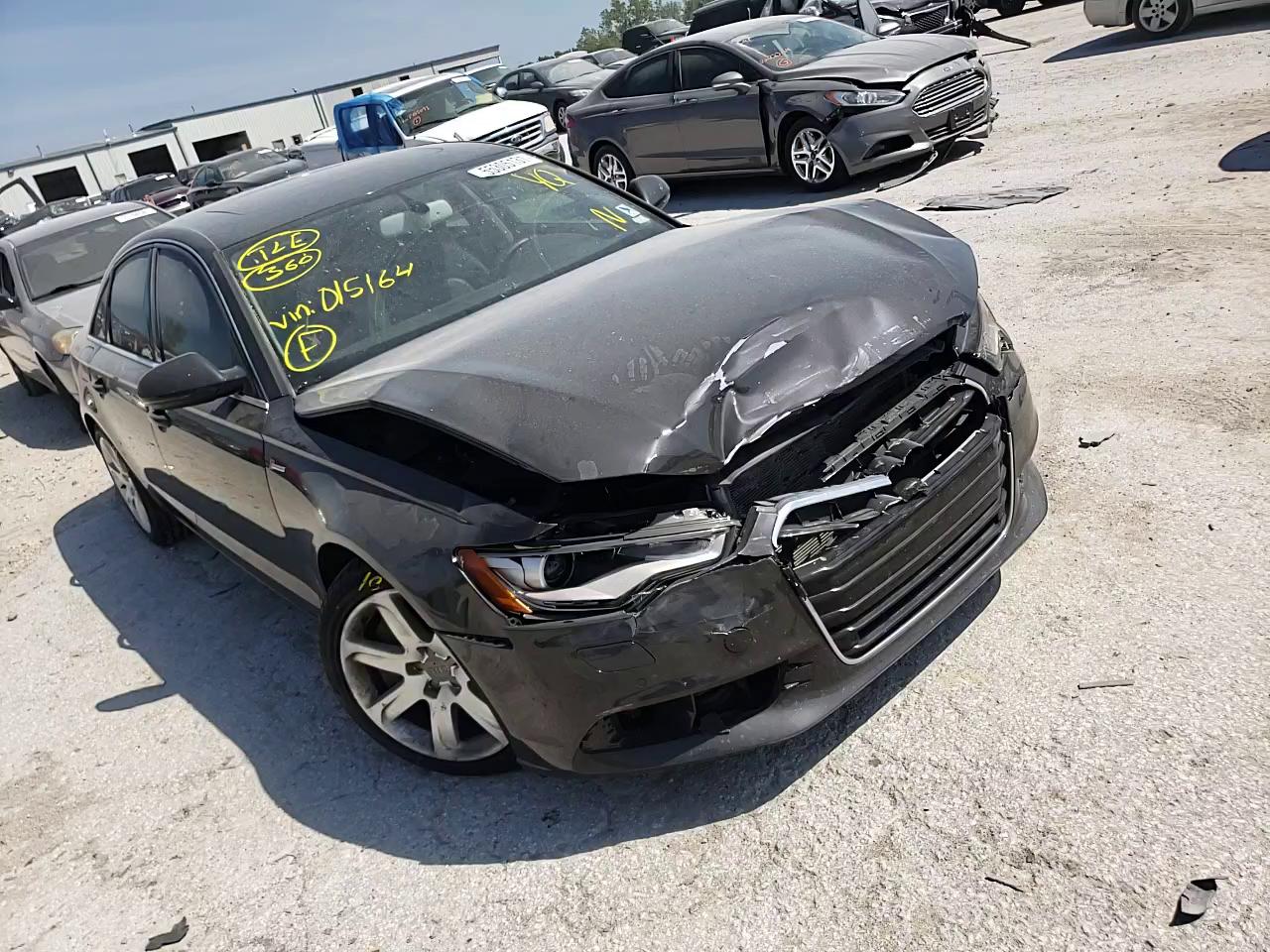 2012 AUDI A6 WAUBGAFC4CN015164