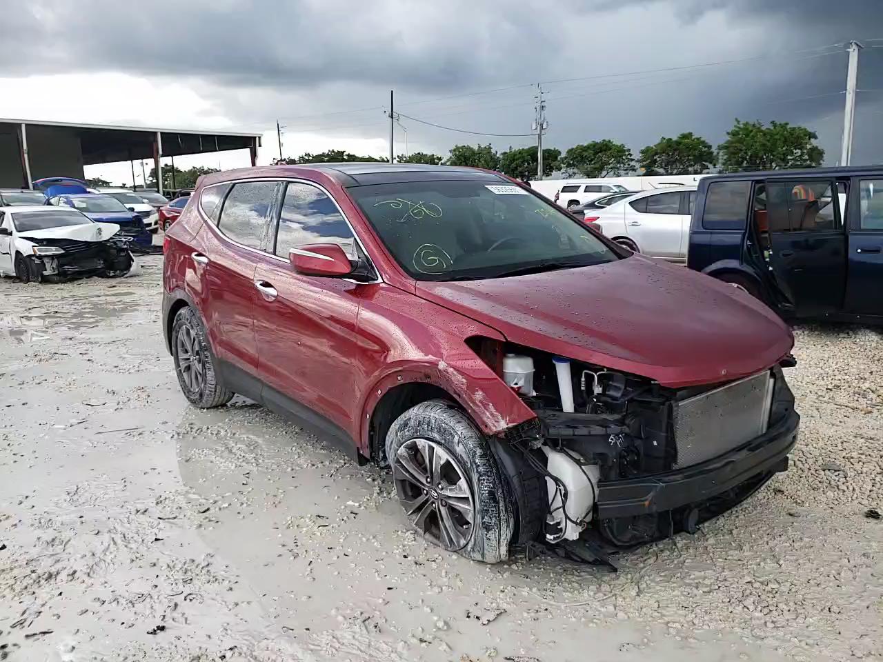 2013 HYUNDAI SANTA FE 5XYZU3LB5DG021050