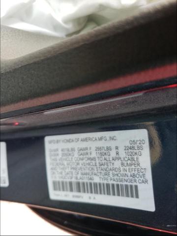 1HGCV3F18LA011540 Honda ACCORD HYBRID