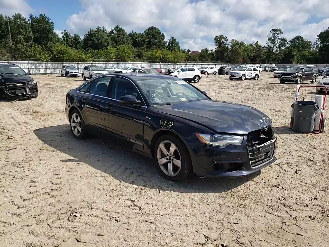2012 AUDI A6 WAUBGAFC6CN007275