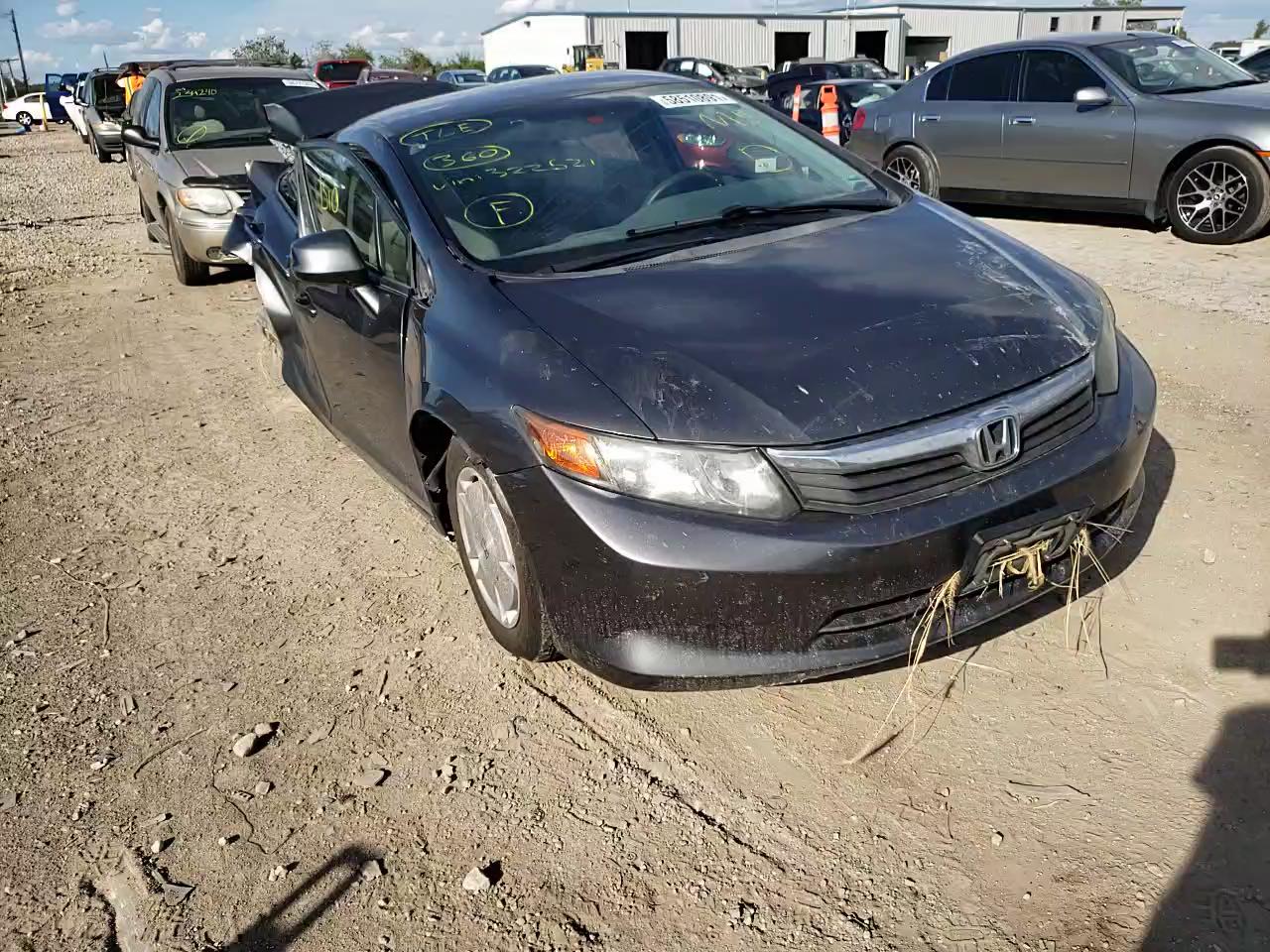 2012 HONDA CIVIC HF 2HGFB2F67CH322521