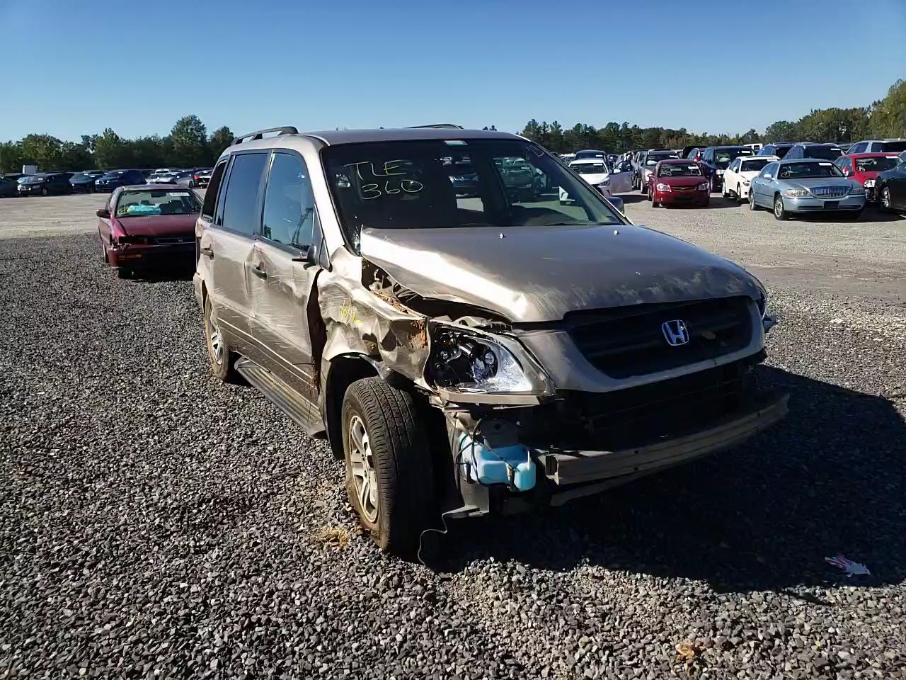 2004 HONDA PILOT 2HKYF18414H618953