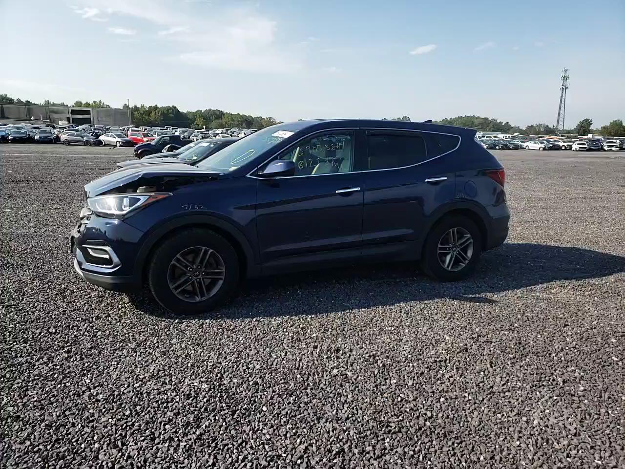 2017 HYUNDAI SANTA FE 5XYZTDLBXHG439943