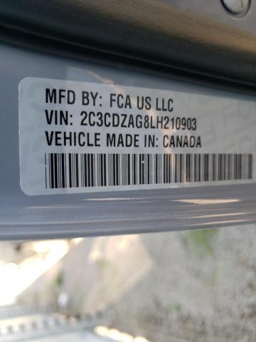 2C3CDZAG8LH210903 Dodge Challenger Sxt