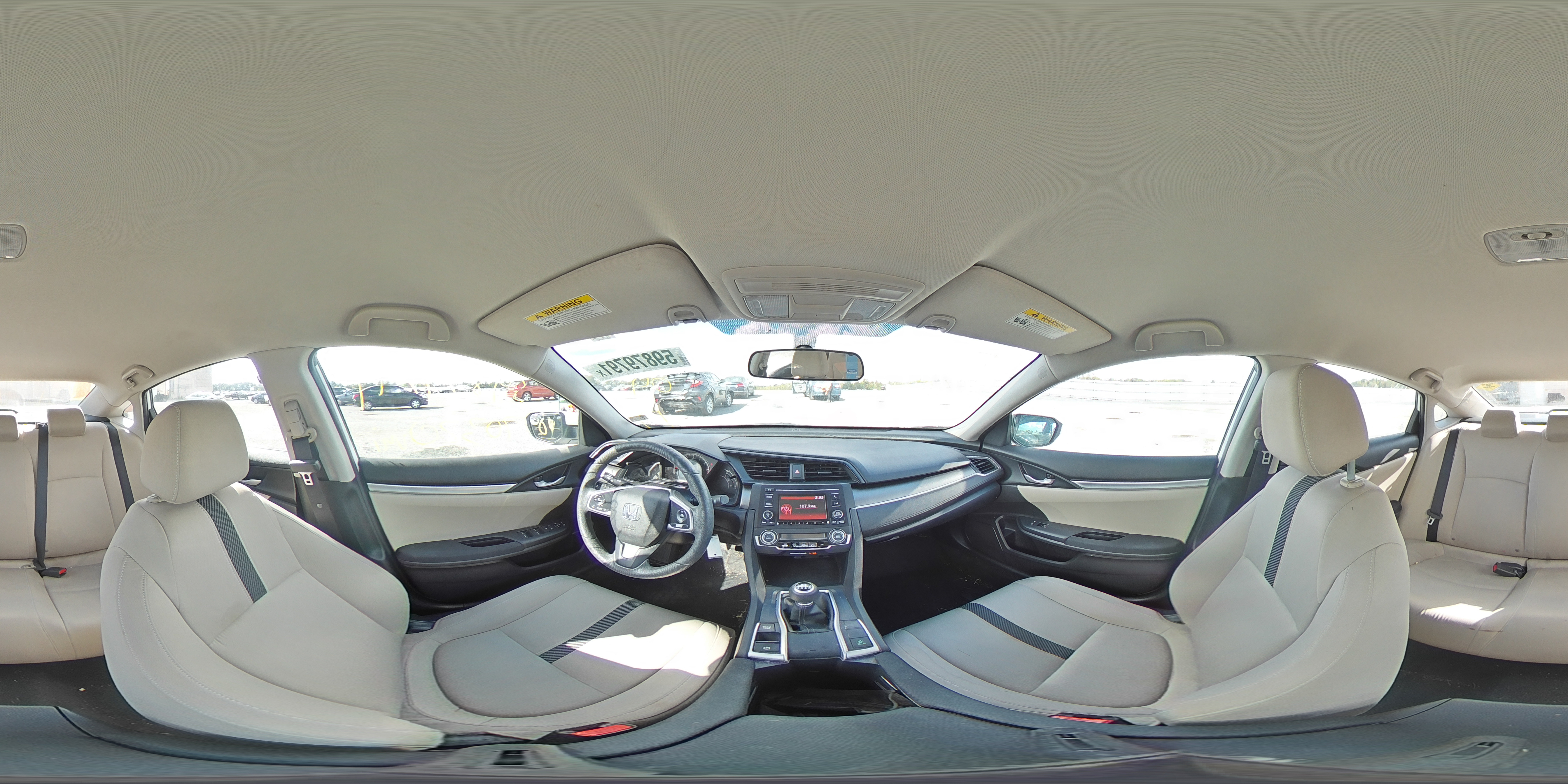 2017 HONDA CIVIC - 19XFC2E53HE022076