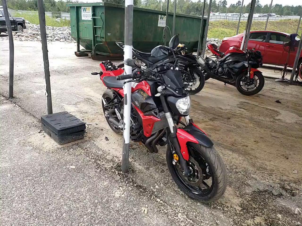 2017 YAMAHA FZ07A JYARM20E7HA000341