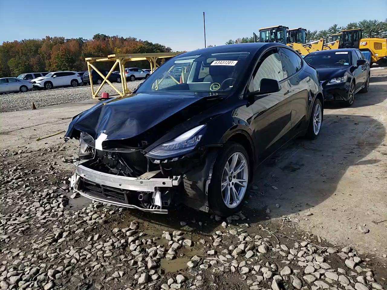 2021 TESLA MODEL Y 5YJYGDEE6MF077120