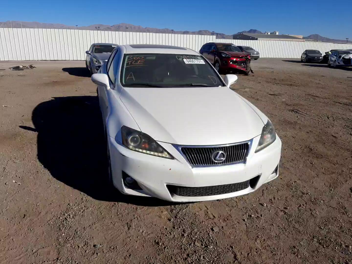 2011 LEXUS IS250 JTHBF5C28B5142084