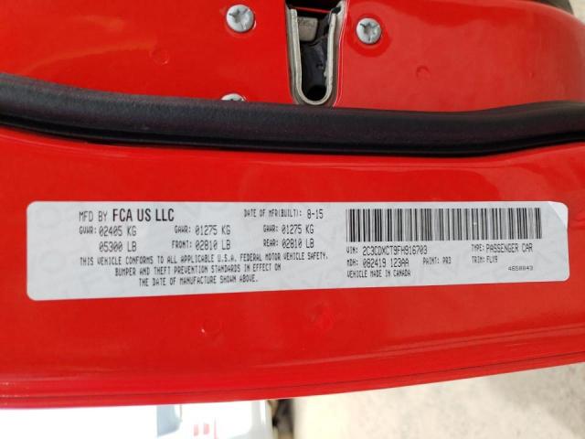 2C3CDXCT9FH916703 Dodge CHARGER R/T