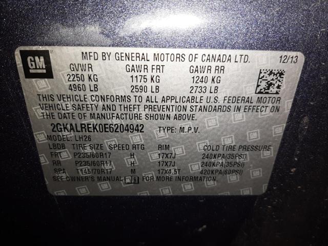 2GKALREK0E6204942 GMC Terrain Sle