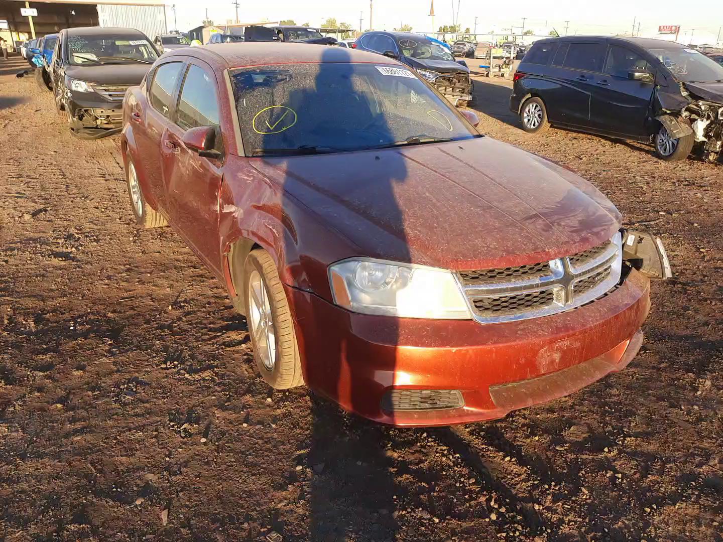 2012 DODGE AVENGER SX 1C3CDZCB5CN166044