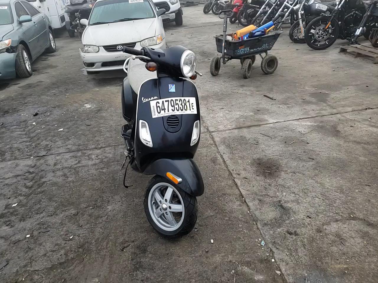 2009 VESPA SCOOTER ZAPM448F295015670