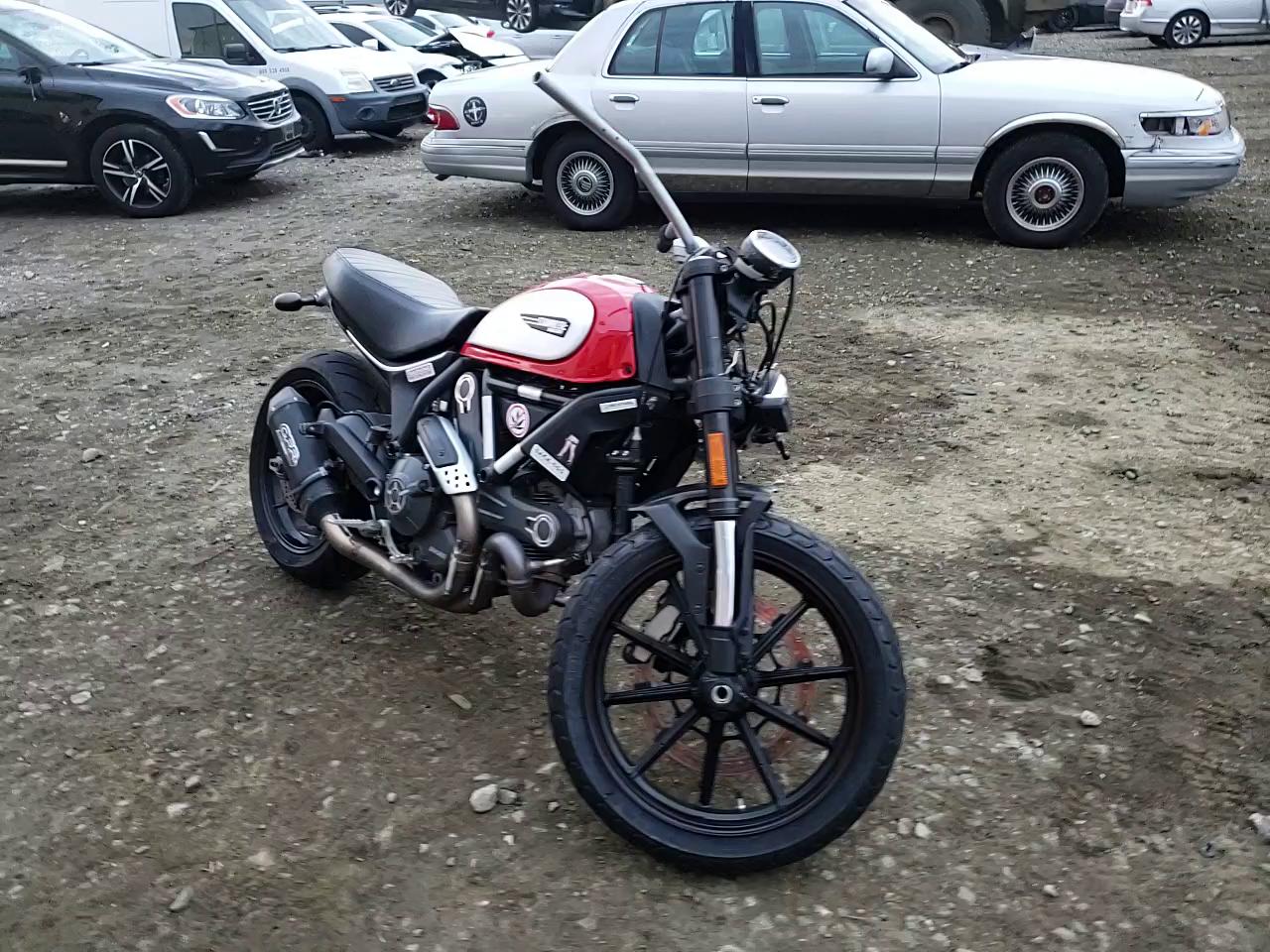 2016 DUCATI SCRAMBLER ML015ANMXGT006033