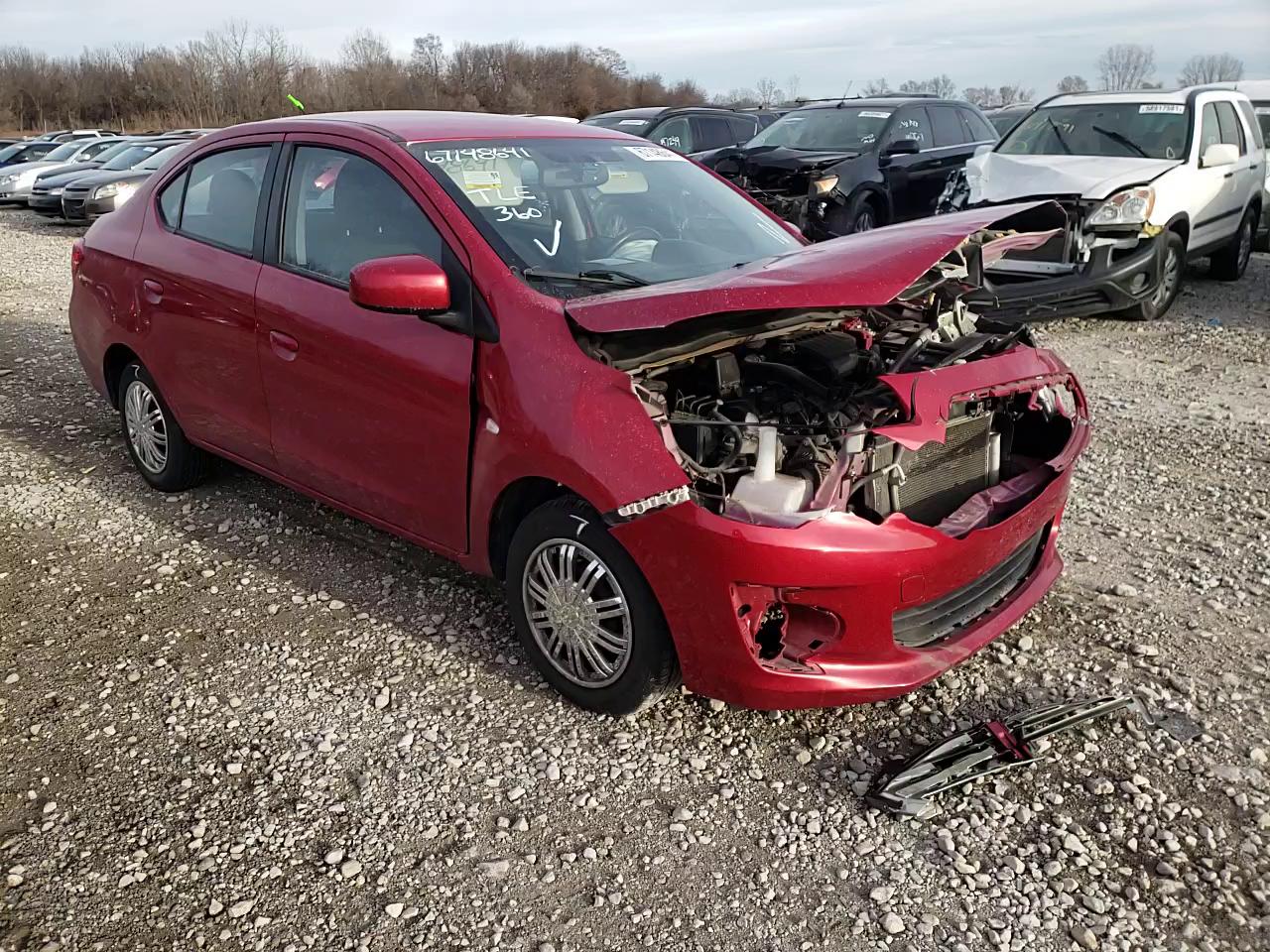 2017 MITSUBISHI MIRAGE ML32F3FJ0HHF11543
