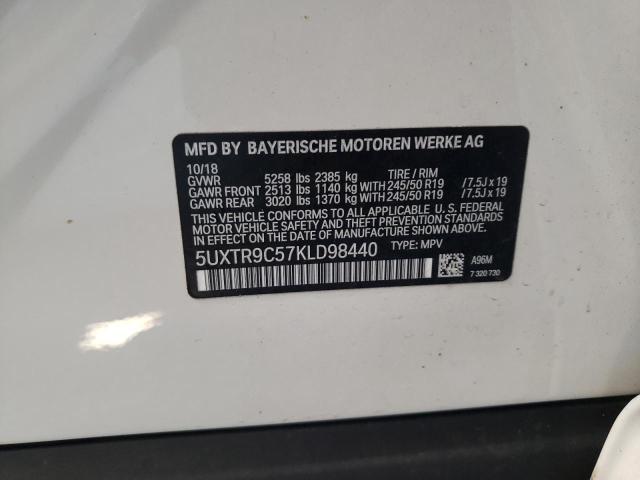 5UXTR9C57KLD98440 BMW X3 Xdrive30i