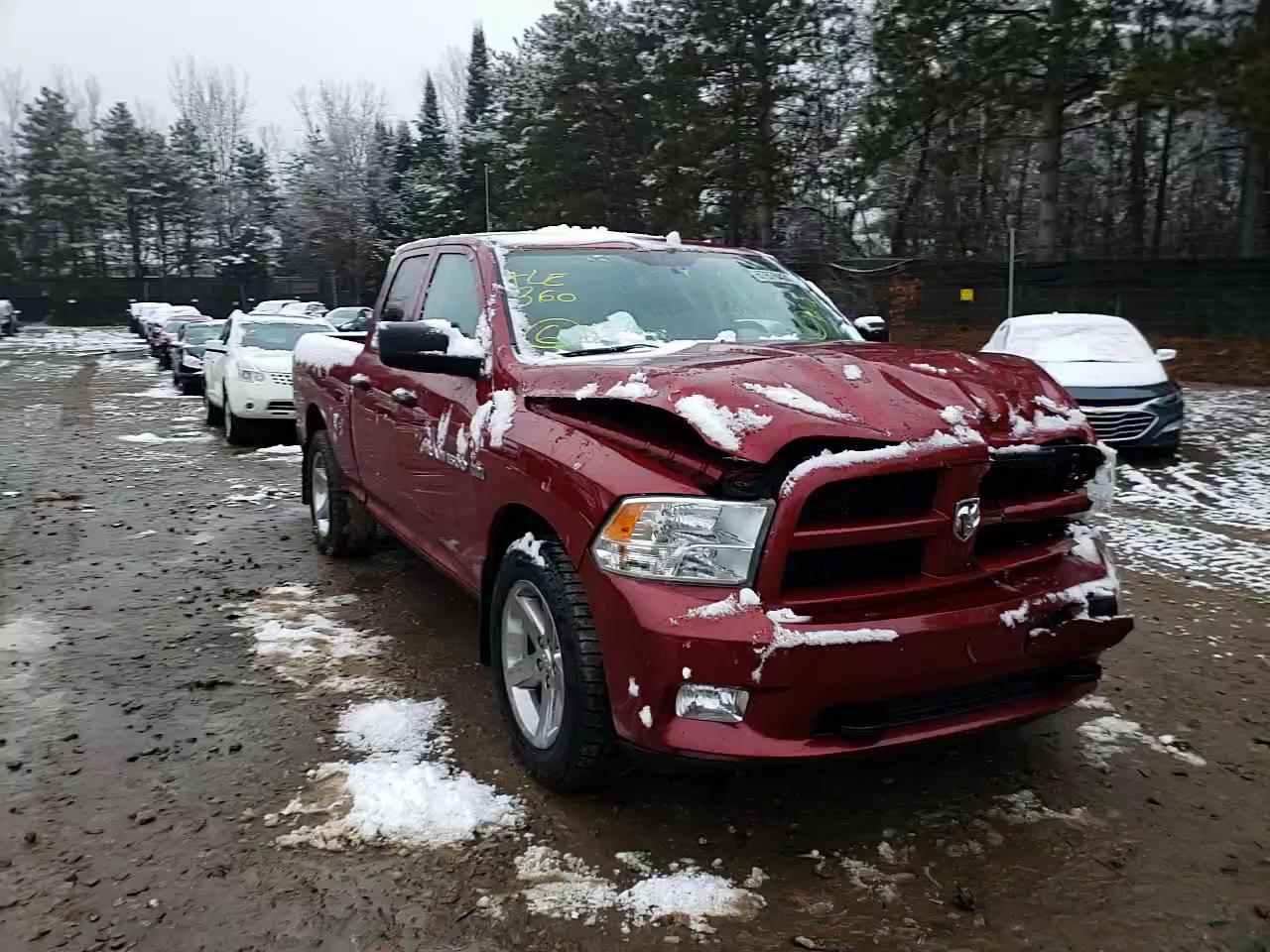 2012 DODGE RAM 1500 S 1C6RD7FT1CS342403