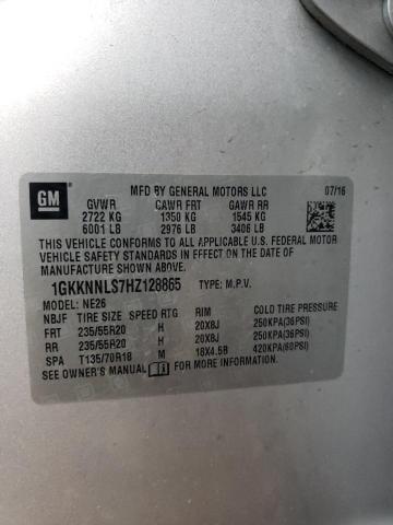 1GKKNNLS7HZ128865 GMC Acadia Slt-2