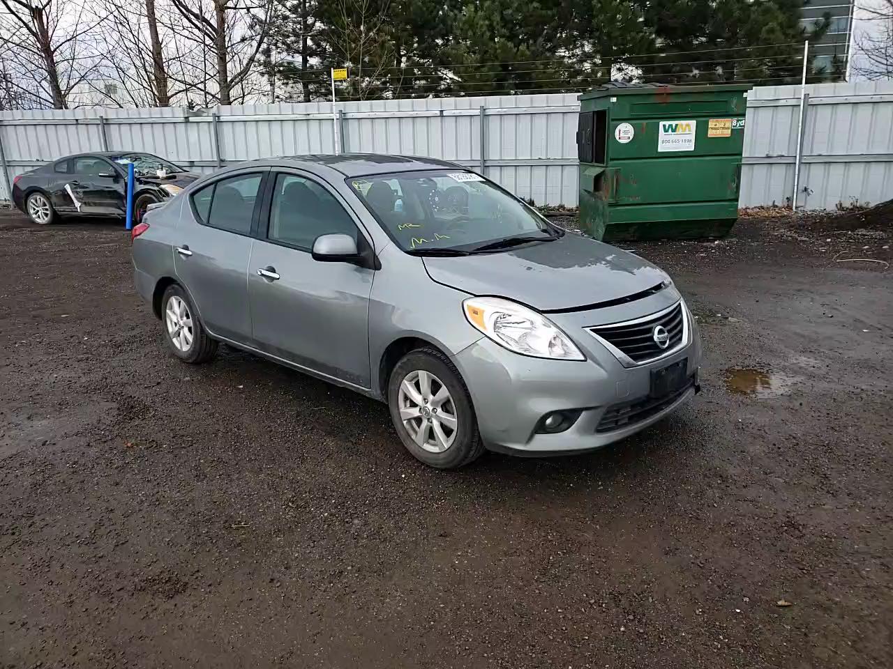 2014 NISSAN VERSA S/SL 3N1CN7AP1EL814593