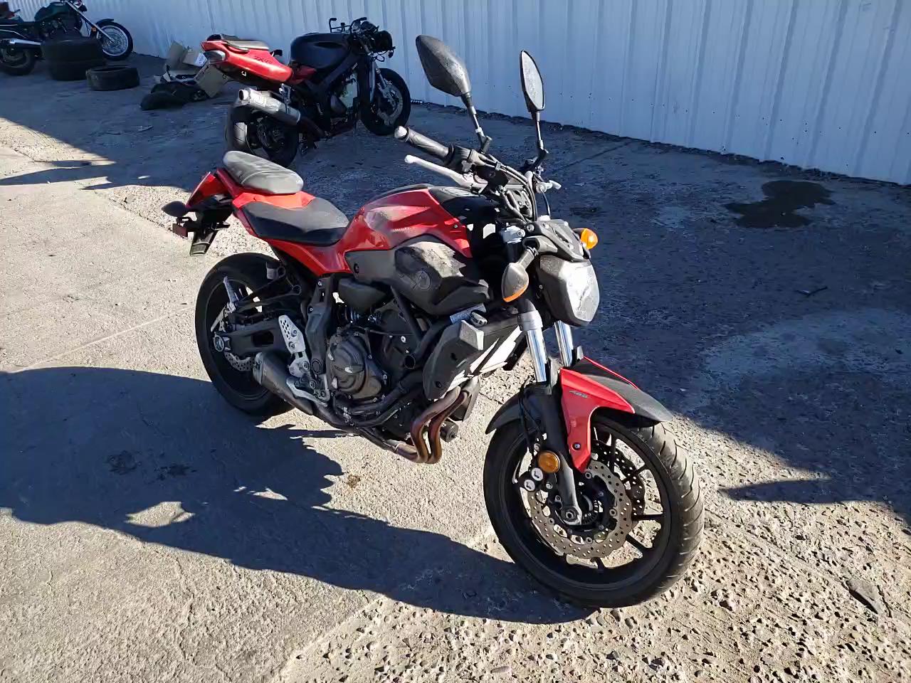 2017 YAMAHA FZ07A JYARM20E8HA001059