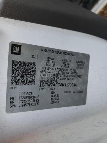 1GTW7AFG8K1173634 GMC Savana G2500