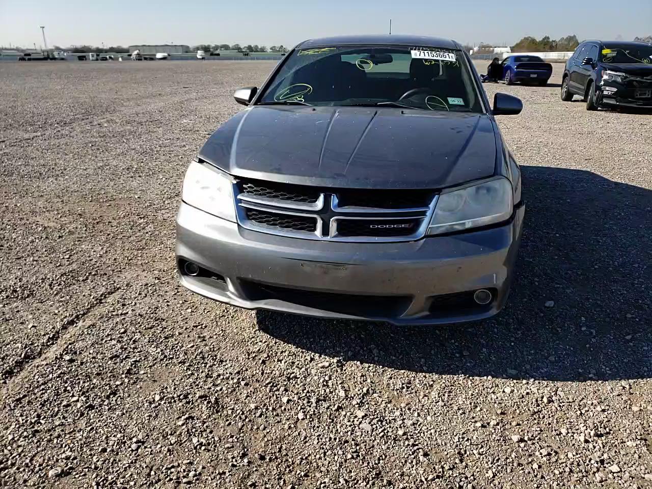 2013 DODGE AVENGER SX 1C3CDZCB4DN626537