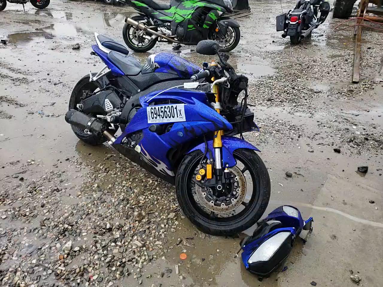 2008 YAMAHA YZFR6 JYARJ16E18A001852