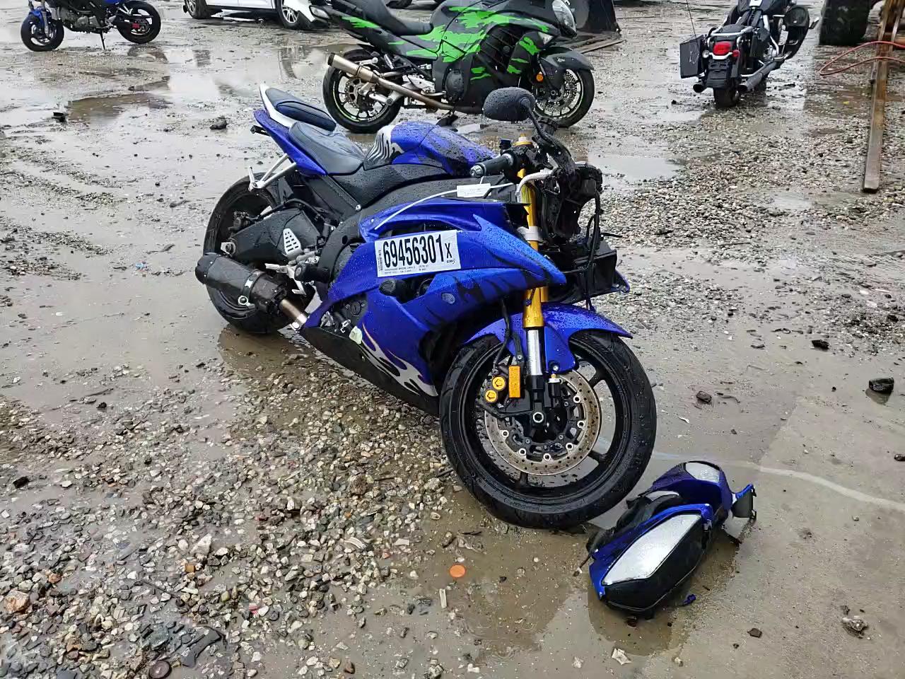 2008 YAMAHA YZFR6 JYARJ16E18A001852